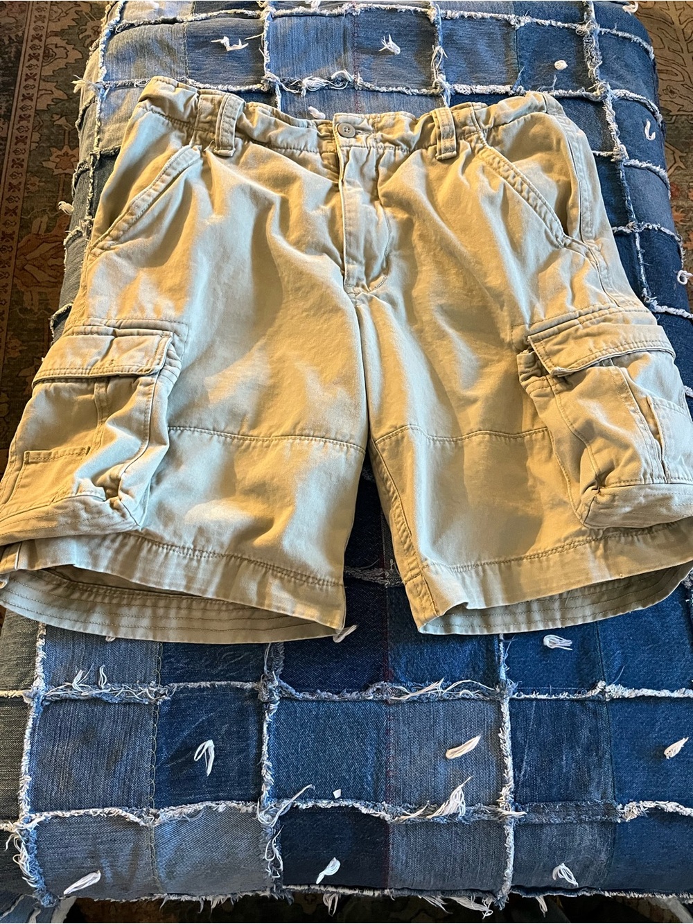 Khaki Cargo Men’s 38 Shorts